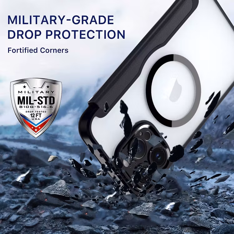 iPhone 16 - MagSafe Fodral RFID Skyddat Svart