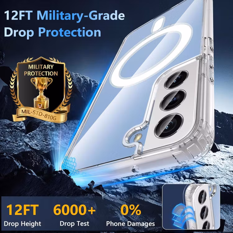 Samsung Galaxy S23 - Skal MagSafe Stötdämpande Transparent