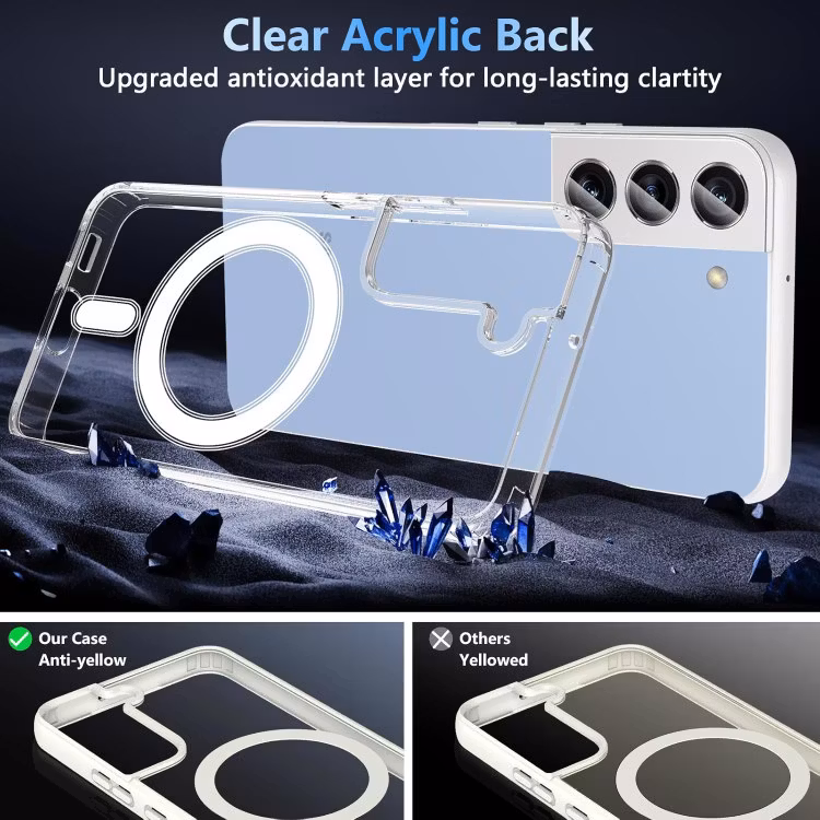 Samsung Galaxy S23 - Skal MagSafe Stötdämpande Transparent