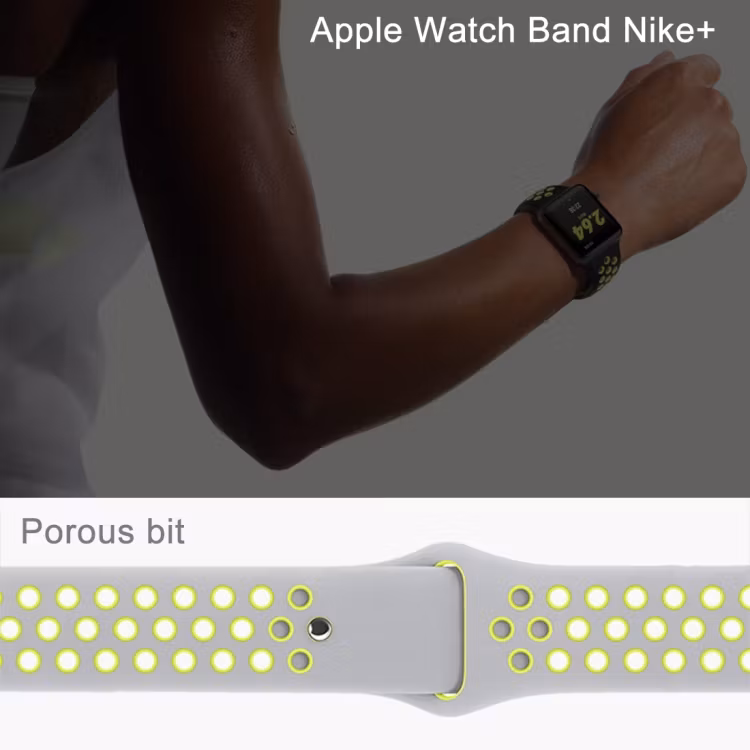 Silikon Armband Apple Watch 38/40 mm Silikonarmband Lila/Grön