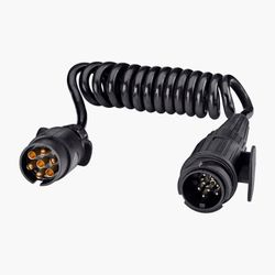 Adapterkabel släpvagn 7-polig + 13-polig 1,5m
