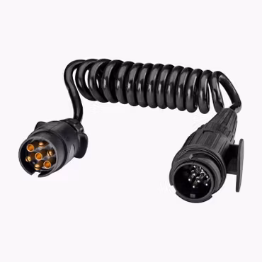 Adapterkabel släpvagn 7-polig + 13-polig 1,5m