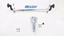Axel och kulkoppling till släpvagn. AL-KO  AXEL 750 KG (Komplett kit för ombyggnation)