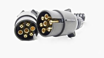 Spiralkabel 7 pin + 7 pin 1,5m