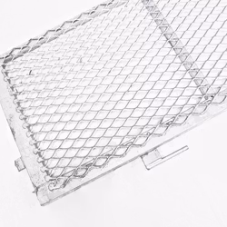 Sträckmetallsramp 50 cm hög SM-300