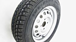 Hjul med dubbdäck 13" 155/80R13C8