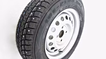 Hjul med dubbdäck 13" 155/80R13C8