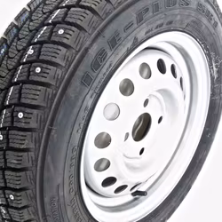 Hjul med dubbdäck 13" 155/80R13C8