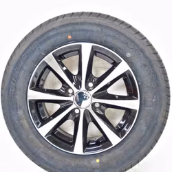 Aluminum hjul med dubbdäck 13" 155/80R13