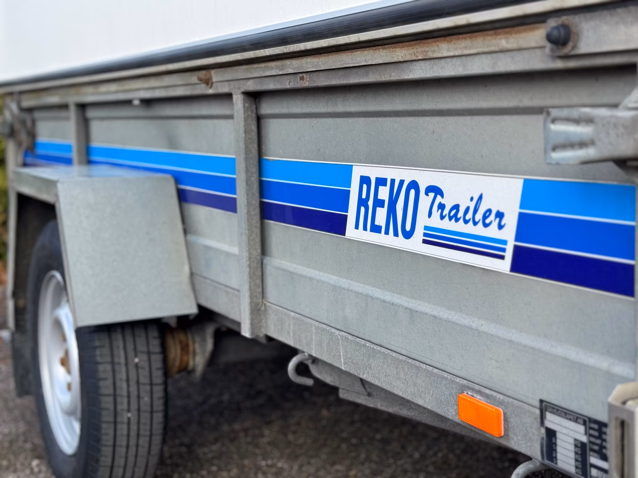 Rekotrailer med kåpa nybesiktad
