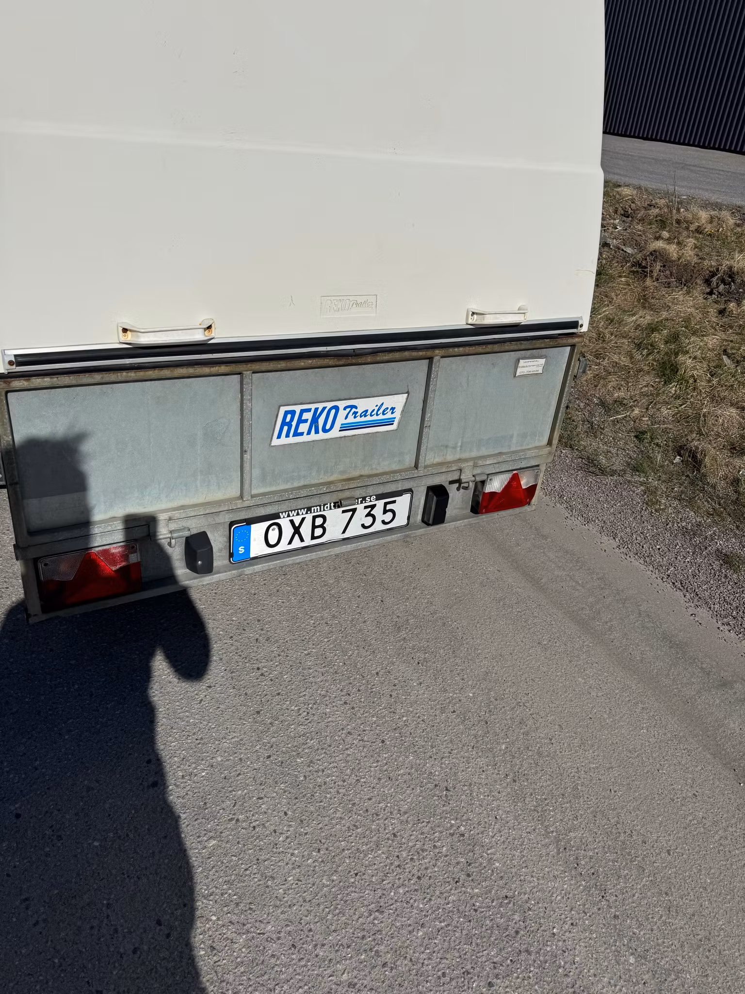 Rekotrailer med kåpa nybesiktad