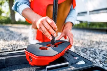 Stöldlås AL-KO Prosafe-röd till husvagnen eller släpet