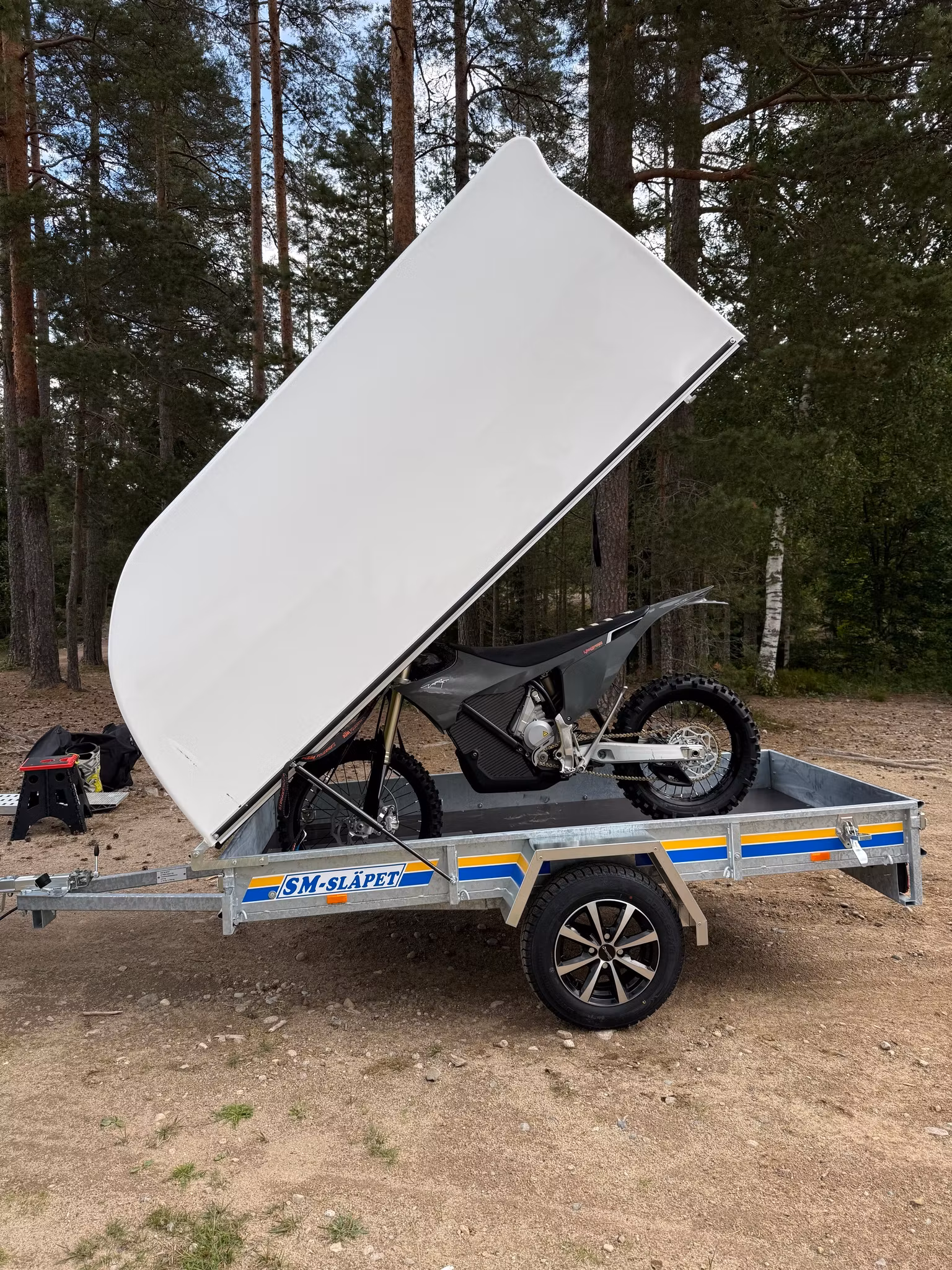 SM WheelDrop – Crossvagga för motocross & enduro på släpvagn
