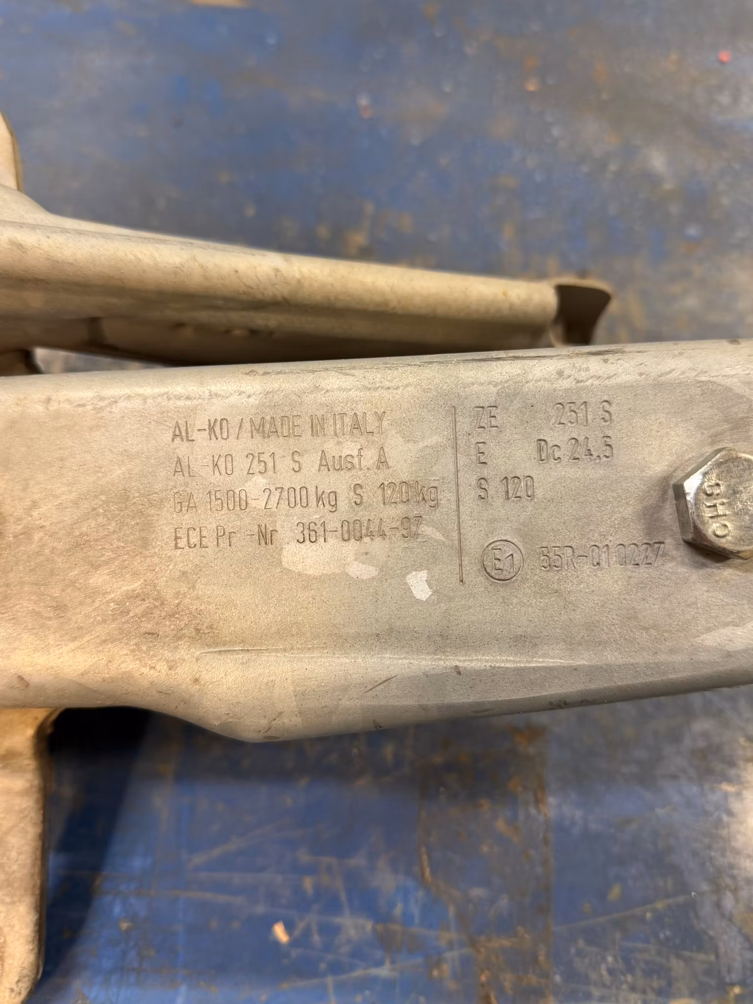 AL-KO 251S Påskjutsbroms  1500-2700kg