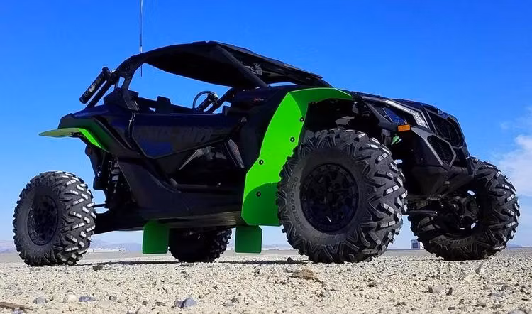 CAN-AM MAVERICK X3, X DS, X RS - Stänkskydd  "UTAN Oem Skärmar"