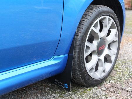 Fiat 500 S mud flaps