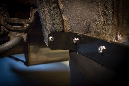 Powder coated brackets