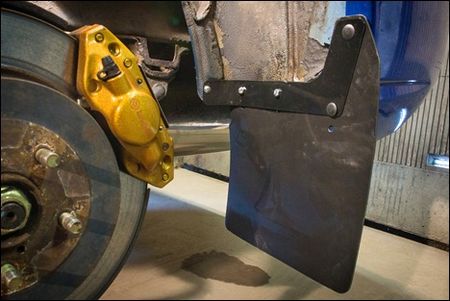 Powder coated brackets