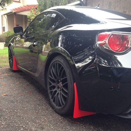 Subaru BRZ mud flaps 2017 - 2020