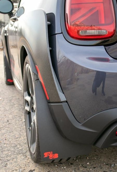 Mini Cooper GP mud flaps