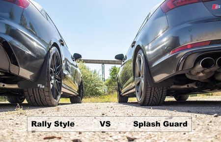 Different sizes bespoke mudflaps