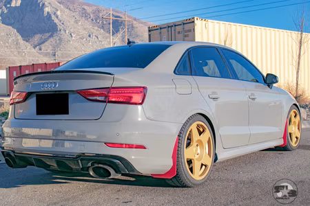 Audi A3/S3/R3 Sedan mudflaps