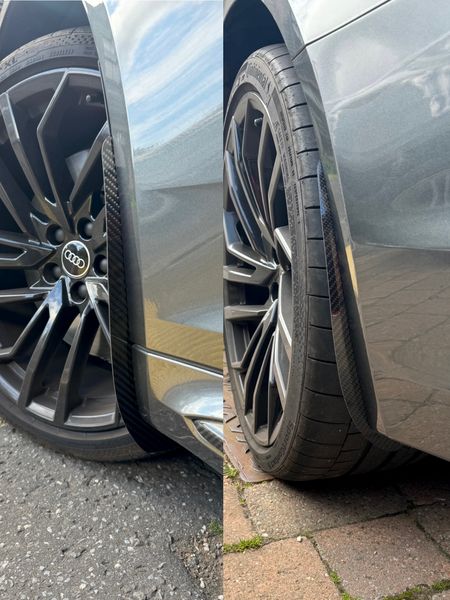 Audi RS4 mudflaps - Carbon