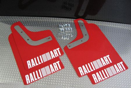 Mitsubishi Evo 4 mud flaps