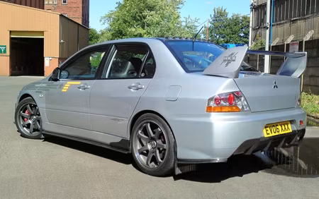 Mitsubishi Evo 7-9 mud flaps