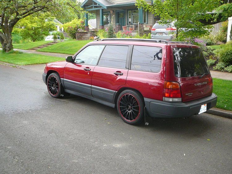 Subaru Forester mud flaps 98-02
