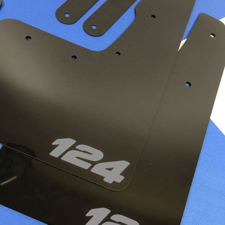 Fiat 124 Spider mud flaps