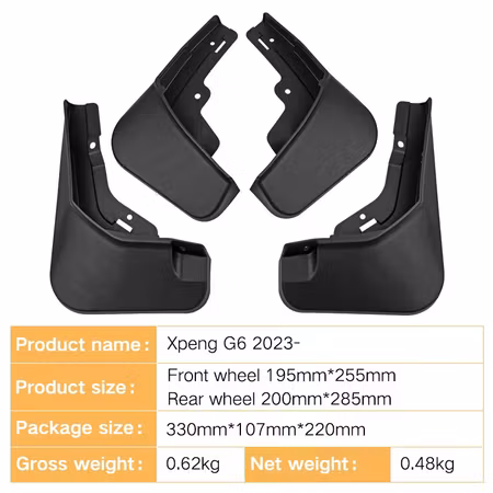 Xpeng G6 mudflaps