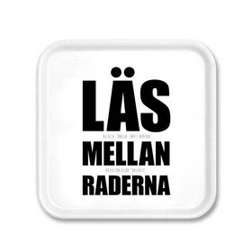 Bricka: Mellan raderna