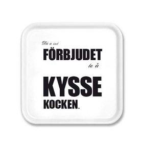 Bricka: Kyss kocken