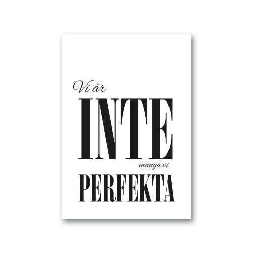 Vykort: Vi perfekta