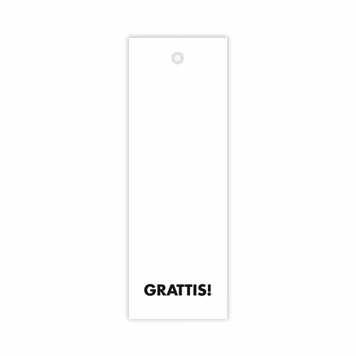 Hangtag: Grattis