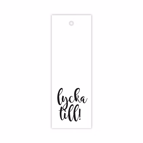 Hangtag: Lycka till
