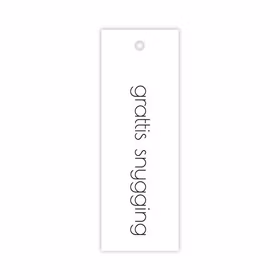 Hangtag: Grattis snygging