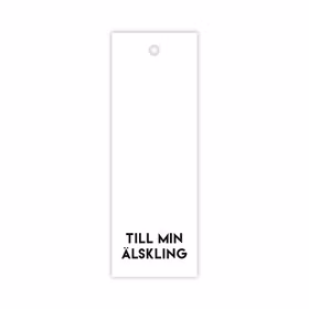 Hangtag: Till min älskling