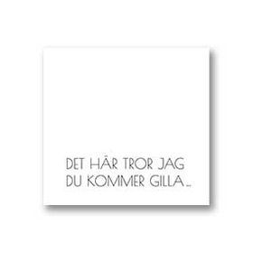 Gratulationskort: Gilla