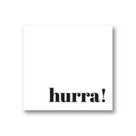 Gratulationskort: Hurra!