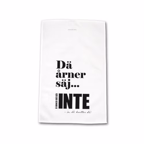 Kökshandduk: Dä årner säj