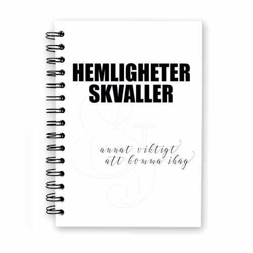 Anteckningsblock: Hemligheter