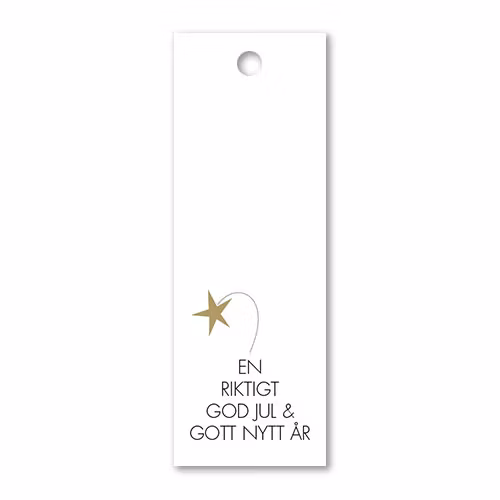 Hangtag: God Jul och Gott Nytt År