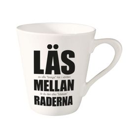 Mugg: Mellan raderna