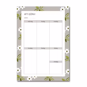 Att göra - veckoplanering