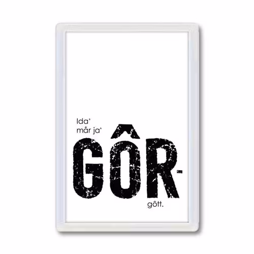 Kylskåpsmagnet: Görgött