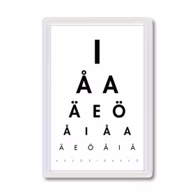 Kylskåpsmagnet: I ÅA