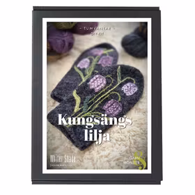 DIY-kit broderade ullvantar Kungsängslilja