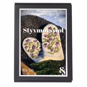 DIY-kit Broderade ullvantar Styvmorsviol
